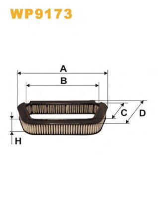 WIX FILTERS wp9173 -  Фильтр воздуха в салоне